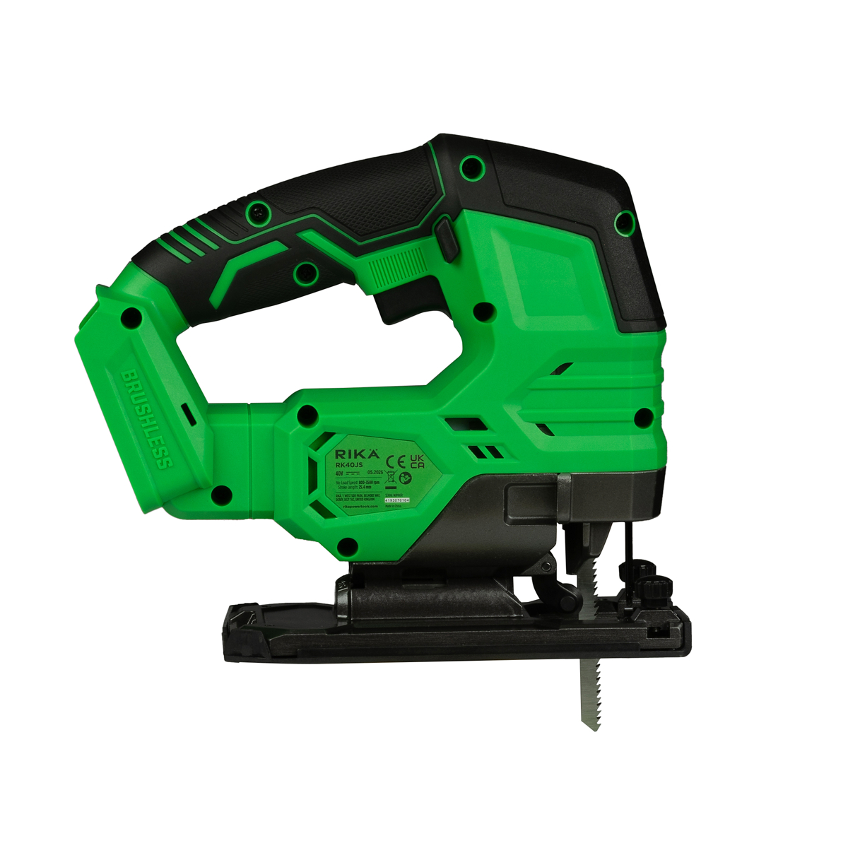 Rikä RK40 40V Cordless Jigsaw | Brushless Motor | Body Only